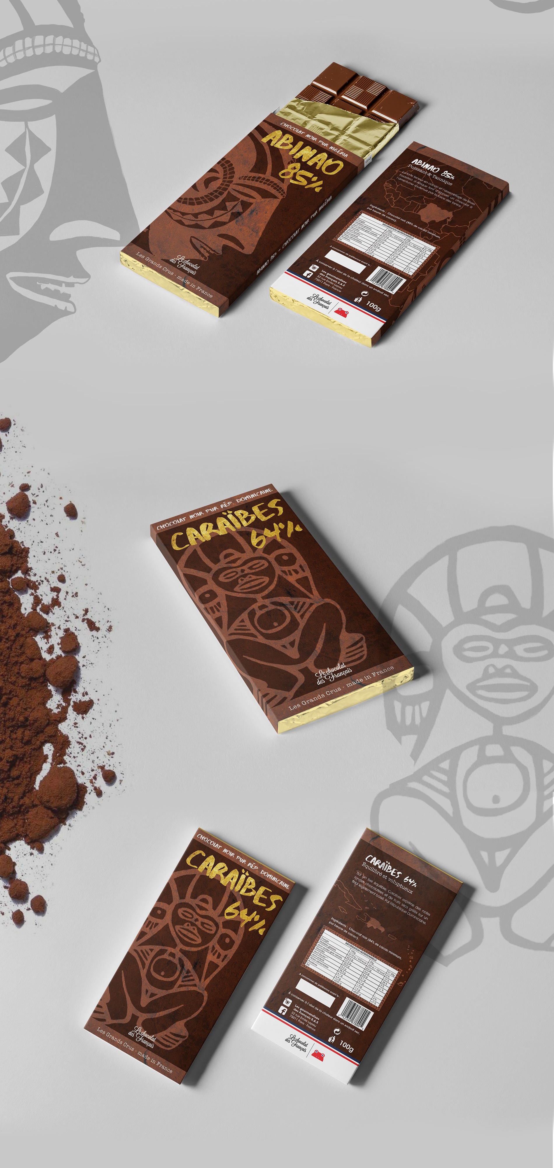 Chocolat des Français édition Grands-Crus Abinao Caraïbes