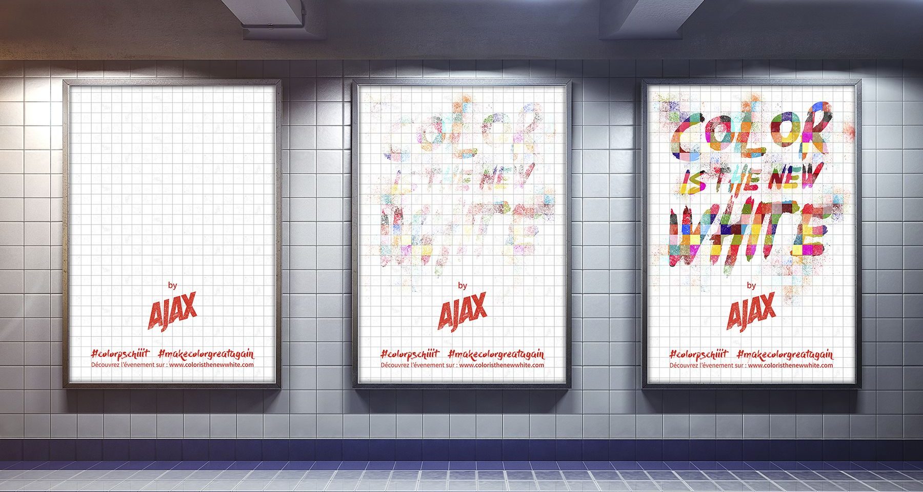 Affiches simples métro