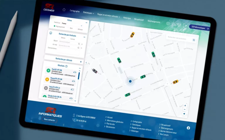 Refonte UI/UX Web app Géoweb
