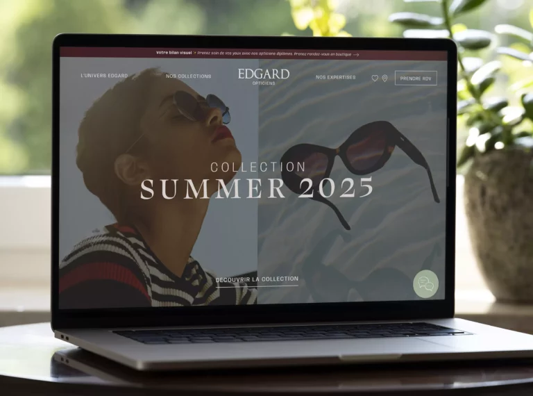 Refonte du site internet - Edgard Opticiens