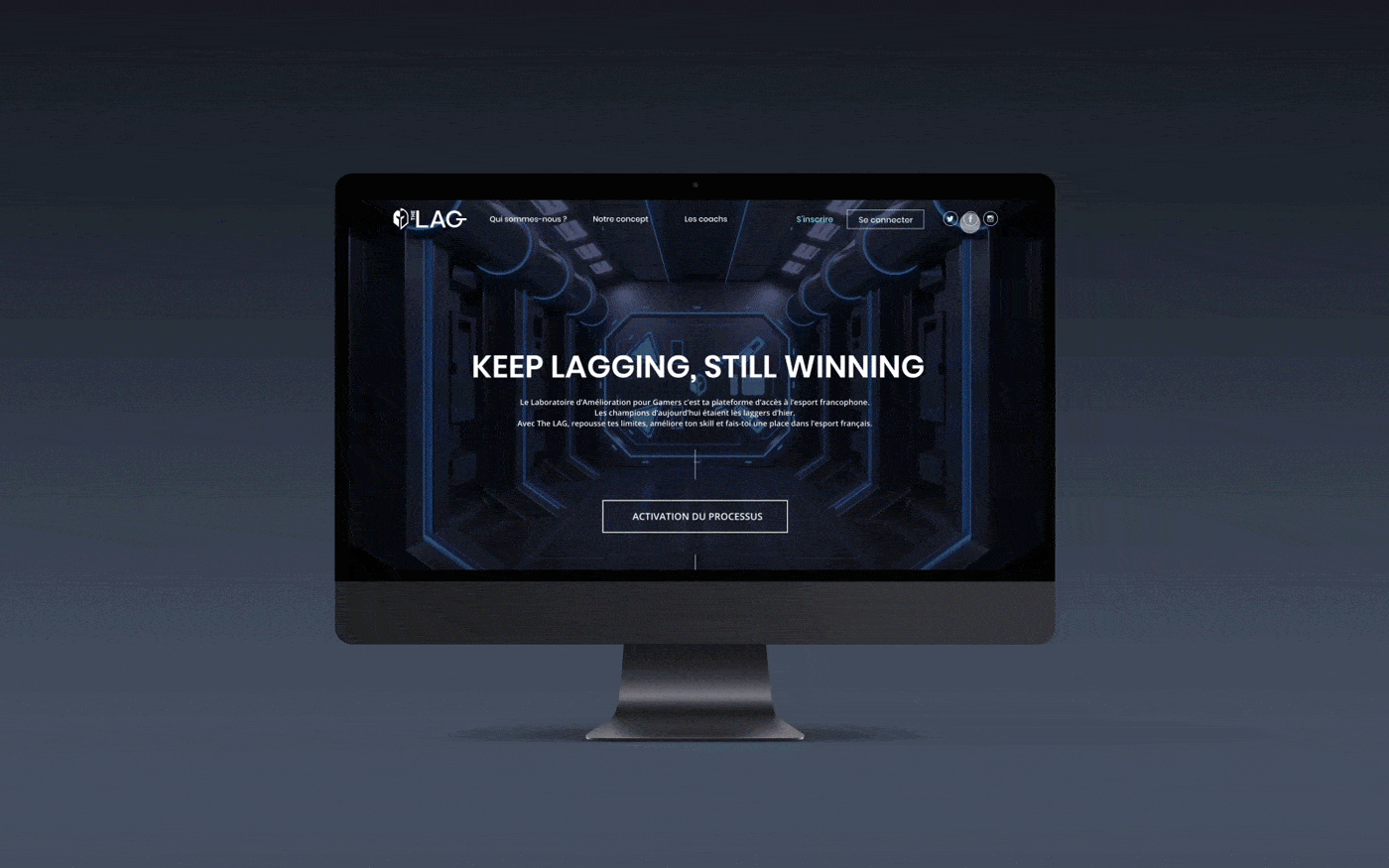 Homepage de The LAG animée